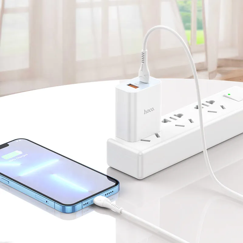 hoco-c97-pd20w-qc3-wall-charger-us-tc-ltn-set-charging.webp