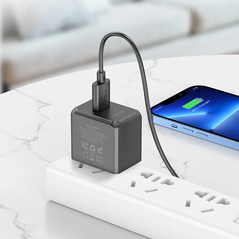 hoco-cs11-ocean-single-port-wall-charger-us-set-usb-ltn-charging.webp