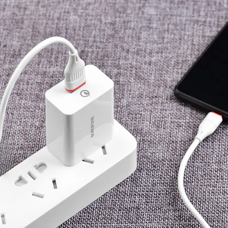 borofone-ba21-long-journey-single-usb-port-qc30-wall-charger-us-charging.webp