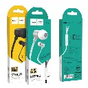 Hoco M63 Ancient Sound With Mic Earphone (Silver) 1.webp