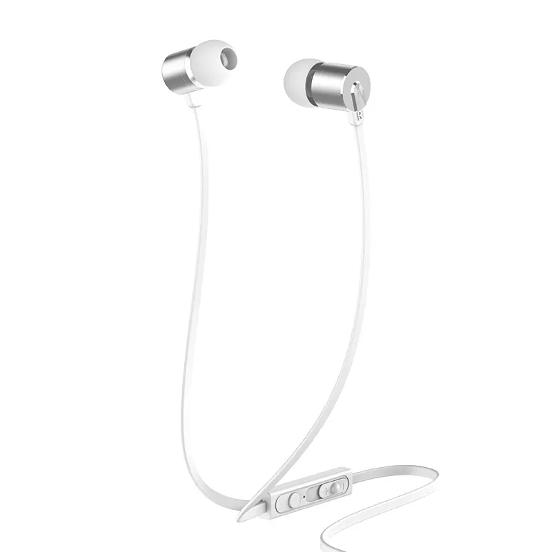 Hoco M63 Ancient Sound With Mic Earphone (Silver).webp