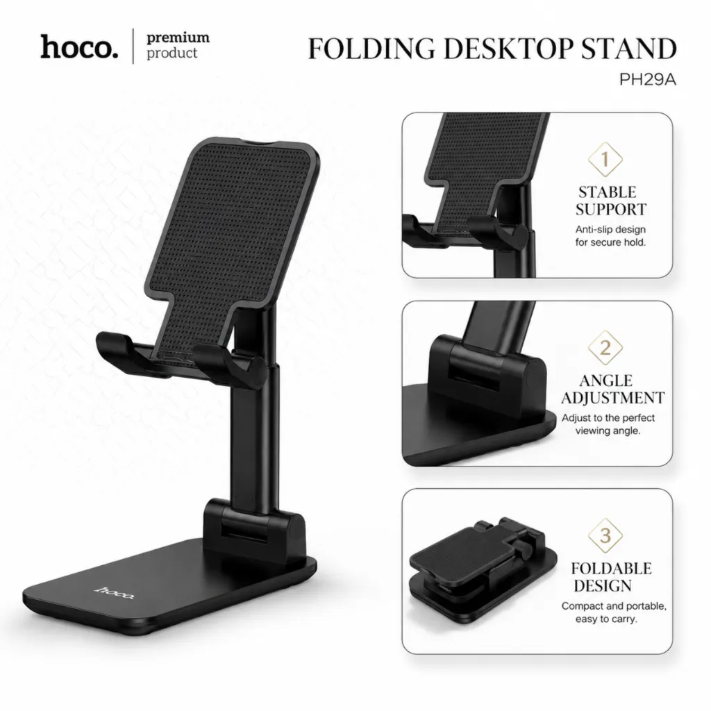 Hoco PH29A Carry Folding Desktop Stand 2.webp