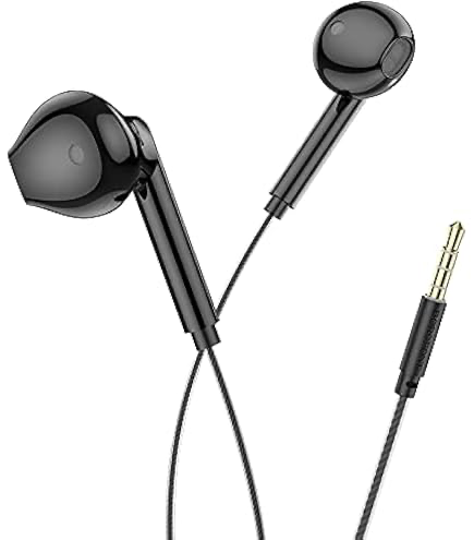 [BM54BK] Borofone BM54 Maya Universal Wire Control With Mic Earphone (Black)