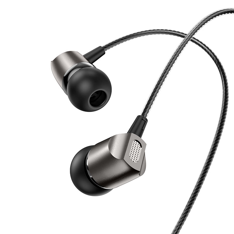 [BM66] Borofone BM66 Wire Control With Mic Earphone (Silver)