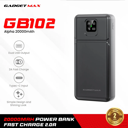 Gadget Max GB102 20000MAH Alpha Power Bank(5V/2A)
