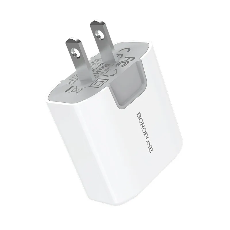 [DBA12UW] Borofone DBA12 Cool Cloud USB Charger Head (White)