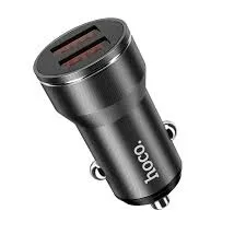 [DZ11BK] Hoco DZ11 Dual Port Car Charger Head (Black)