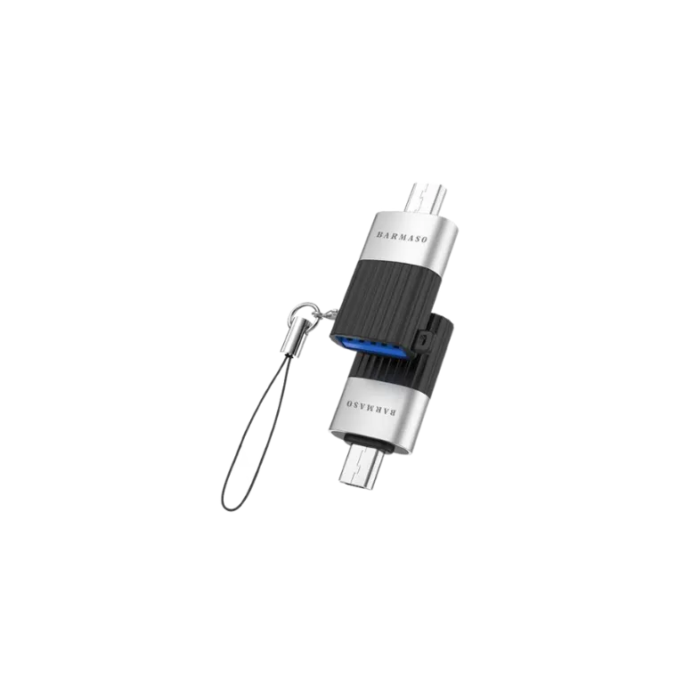 BARMASO - A02 Converter Adapter (Micro Male to USB Female)