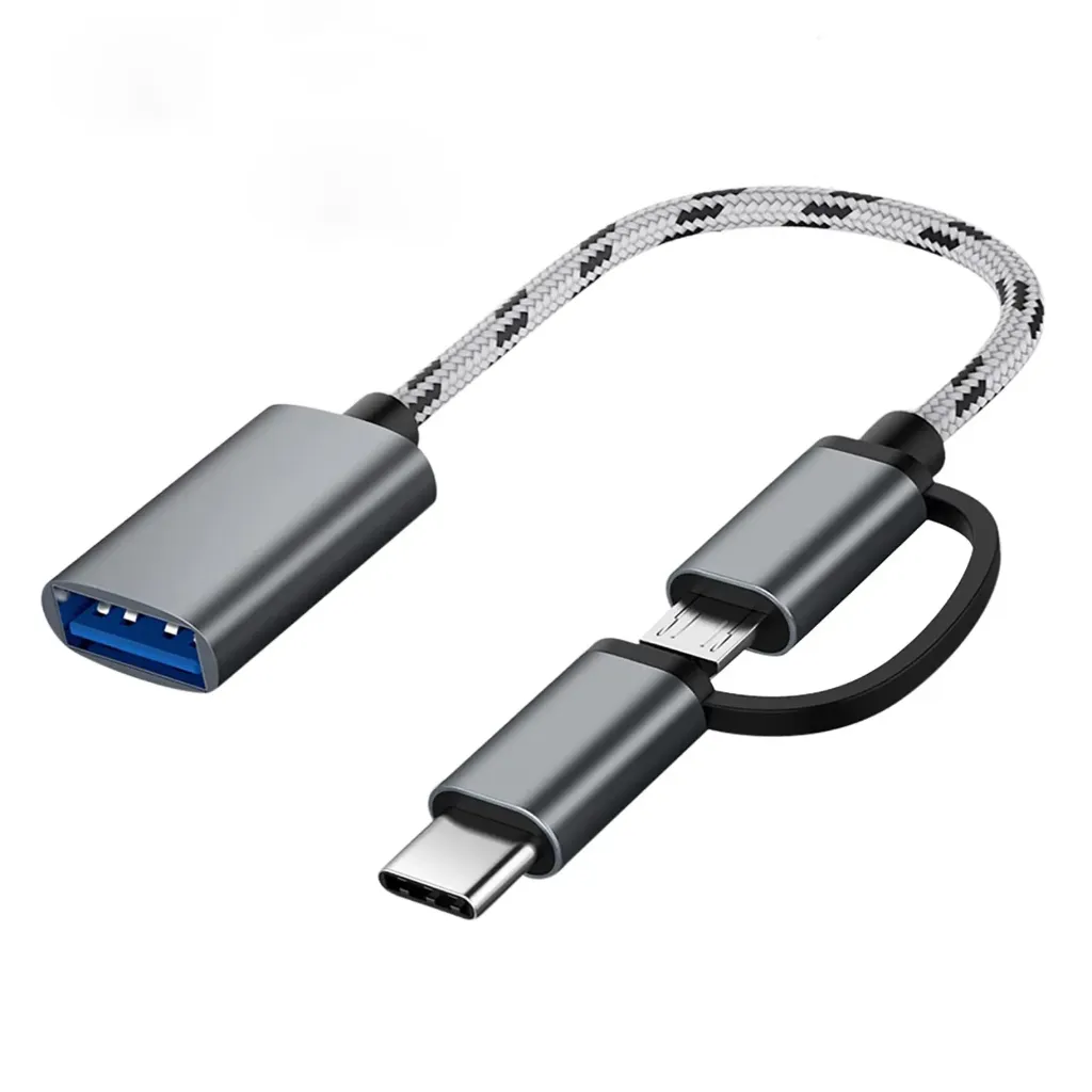 APP- 2 IN 1 OTG Line USB to TC+Micro Converter