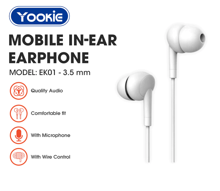 [EK01] Yookie - EK01 In-Ear Earphone