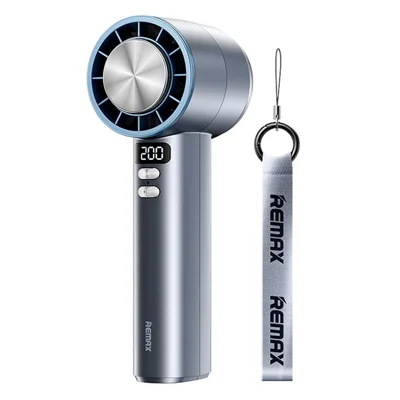 [01141880PP] Remax-RS-SF12 Digital Display Turbocharged Handheld High Speed Fan(220268)