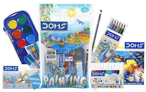 [7254] Doms Painting Kit 1Set 9's