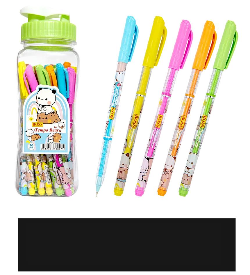 BOSS - BP30110 Tempo Bear Ball Pen (1Ctn*40Box*30Pcs)