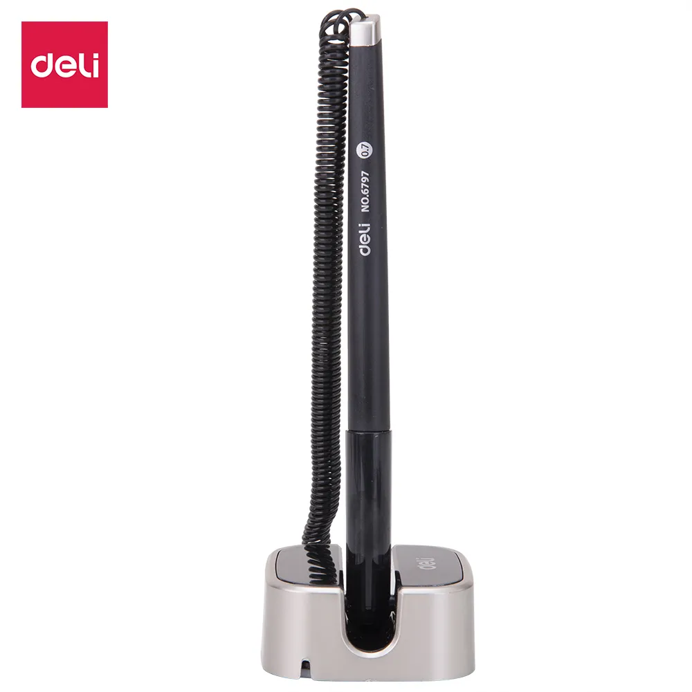 Deli - 6797 Table Desk Pen (1CTN*18Box*24's)-BL