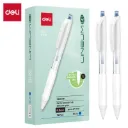 Deli - Lineum Silicone Grip Gel PenEG60B-BL Gel Pen (1Ctn*12Pkt*12box*12Pcs)