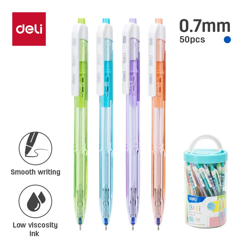 Deli - EQ02836 Ball Point Pen (02836 Ball Pen) (1CTN*12Box*50's)