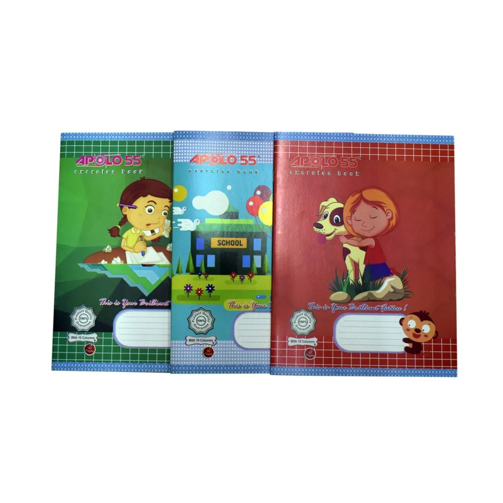 Apolo Exercises Book 55 GSM Standard 4L Table 6 Columns 80 Pg