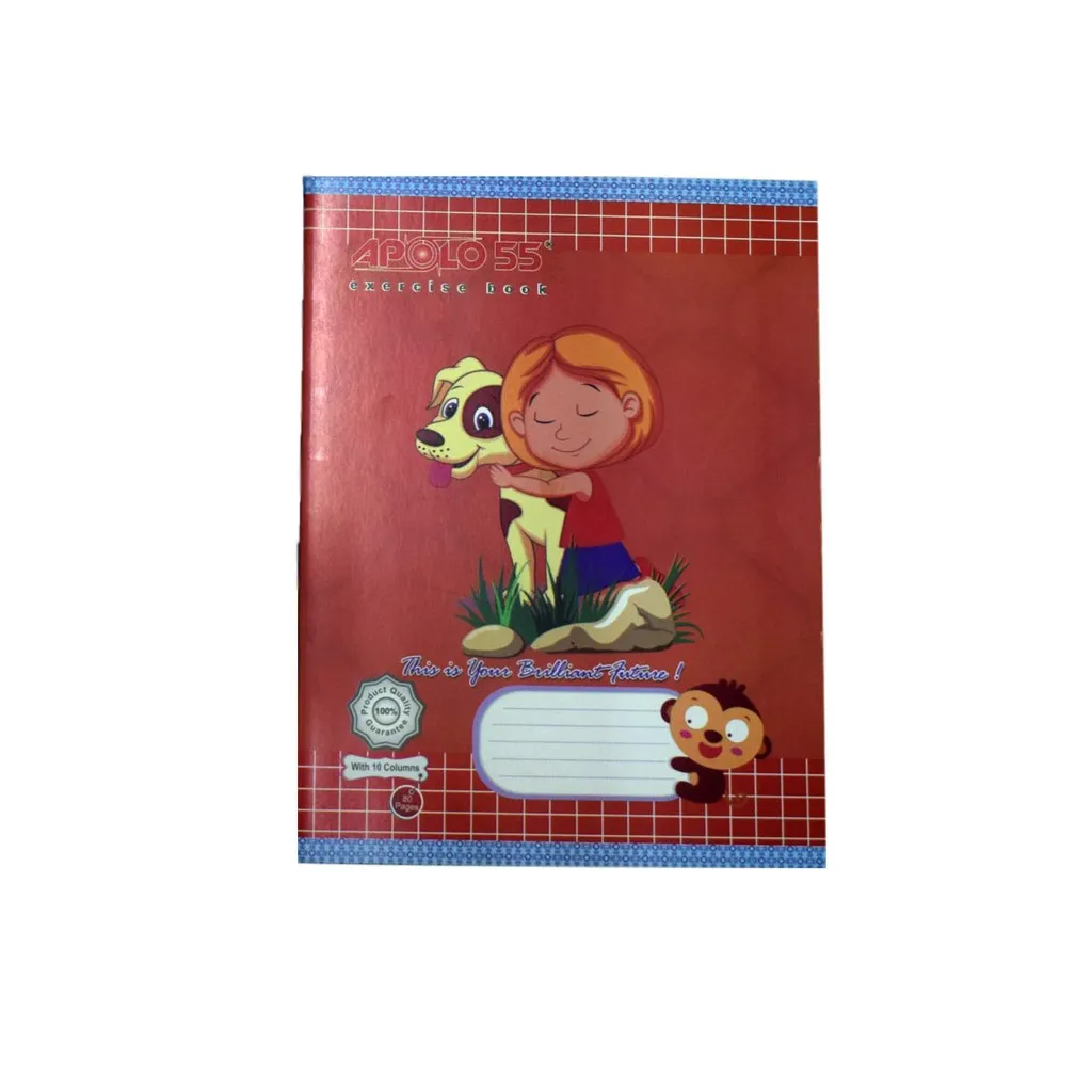 Apolo Exercises Book 55 GSM Standard 4L Table 10 Columns 80 Pg