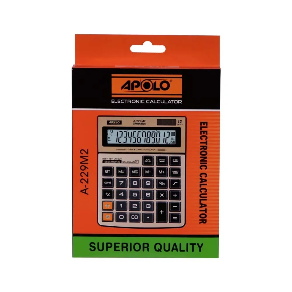 Apolo Calculator A-229M2 12Digits