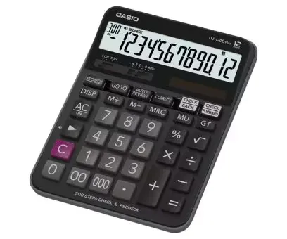 Casio DJ-120DPLUS-WA-DPW(PH)-12 Digits Electronic Calculator