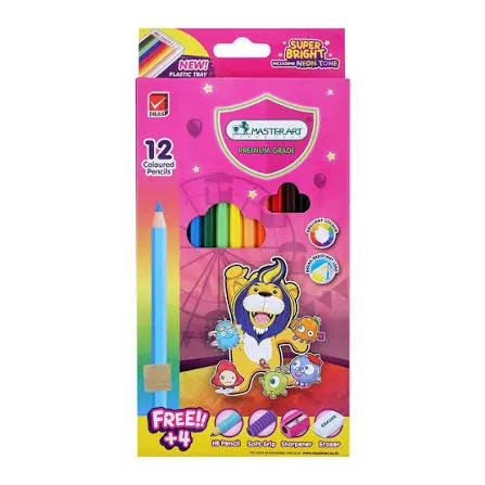 MASTER ART COLOURED PENCILS SUPER BRIGHT H12C