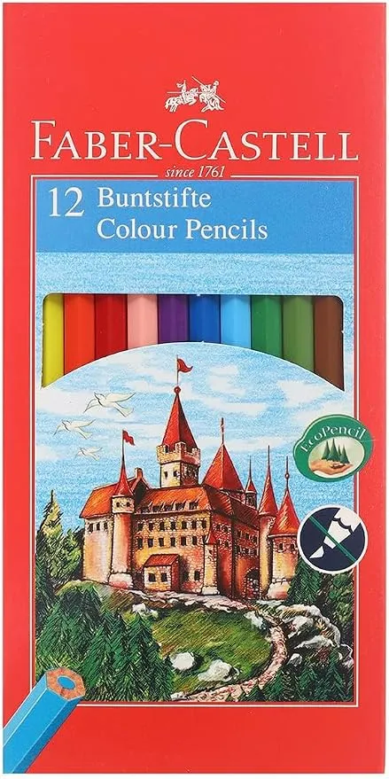 Faber Castell 12 Buntstifte Colour Pencils