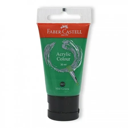 Faber-Castel Acrylic 063 Mid Green Colour 30ml