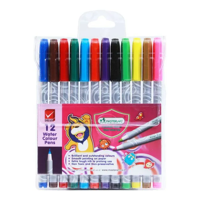 MASTER ART WATER COLOUR PENS 12C