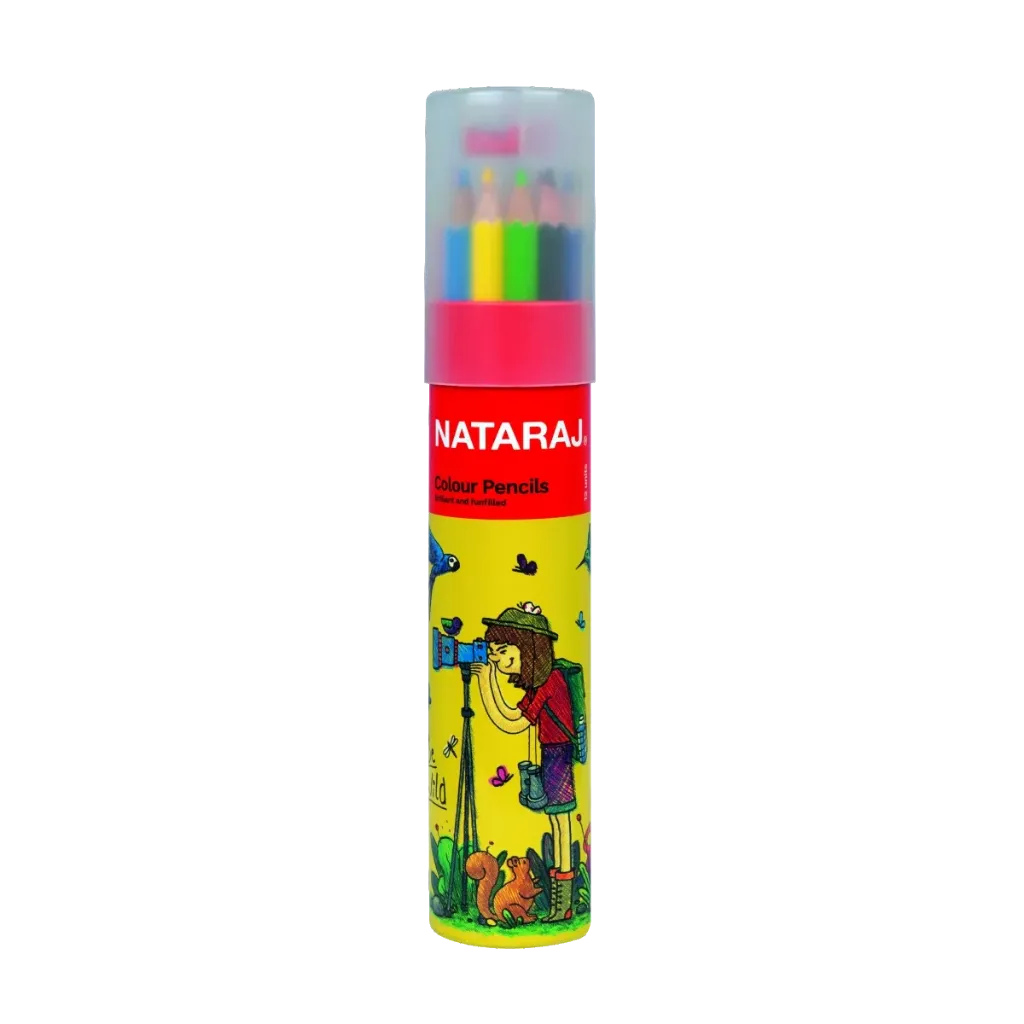 NATARAJ Colour Pencils Tin 12's