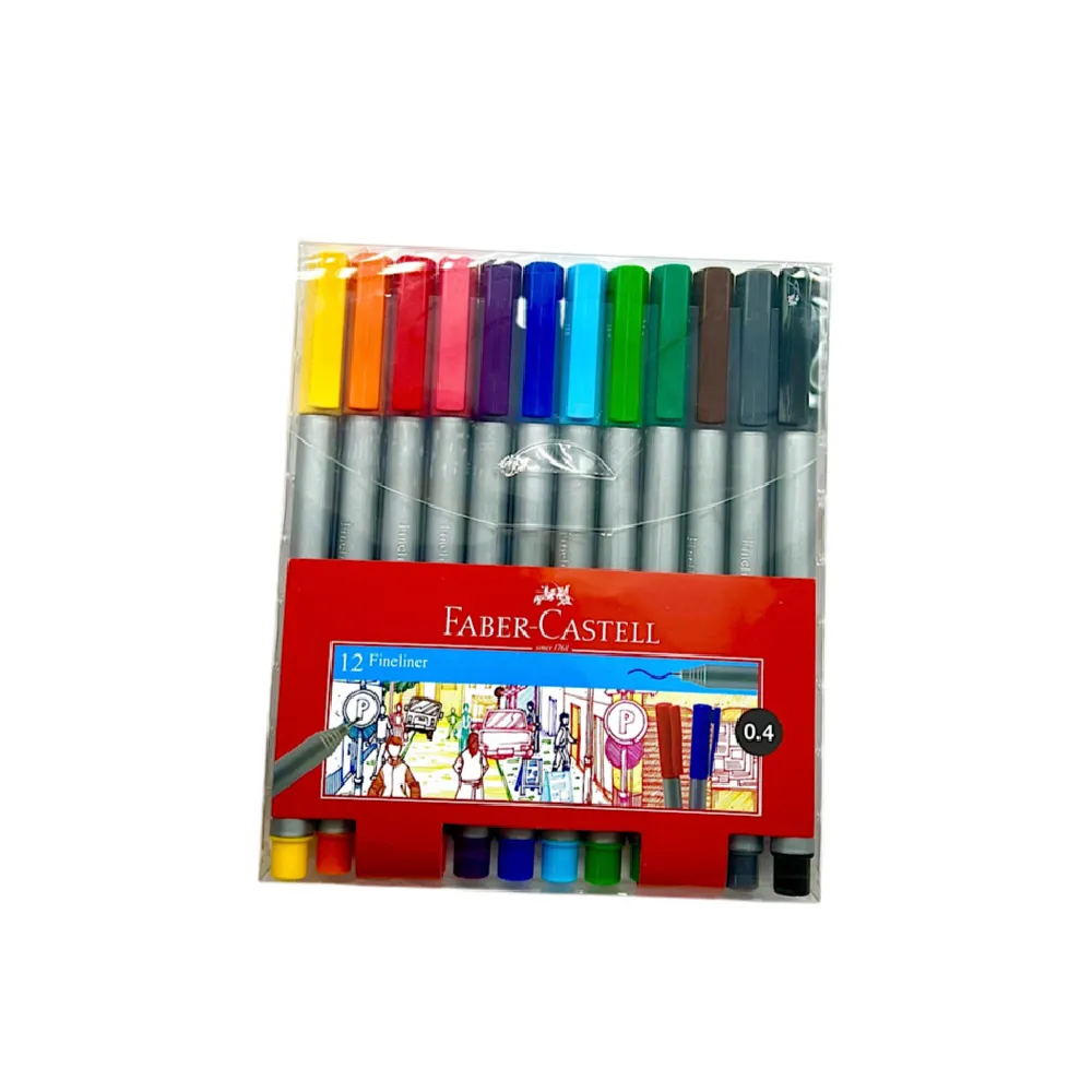Faber-Castell 12 Connector Fineliner 0.4