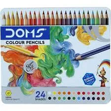 Doms Colour Pencils Tin 24's