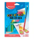 MAPED Colour Pencil Duo Colours 18-36 Colours