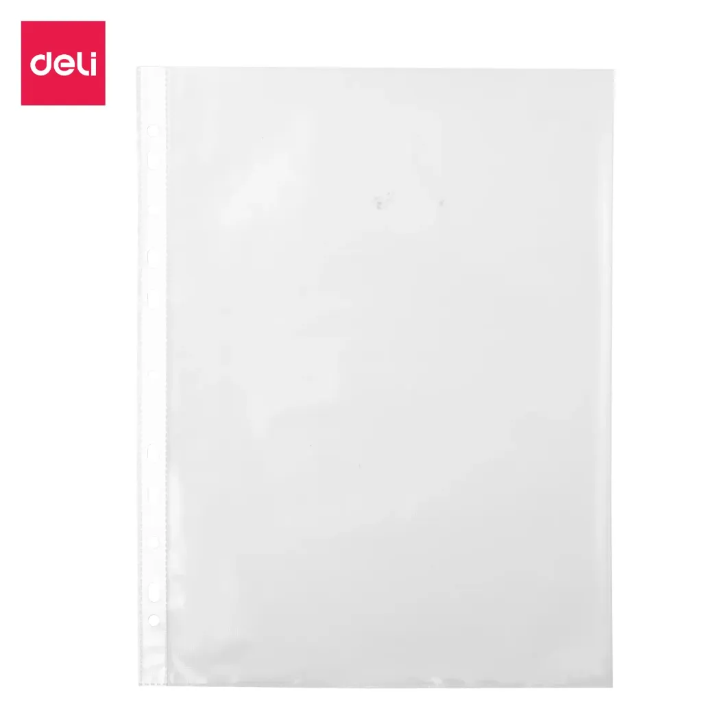 Deli - 5710 Sheet Protector (A4_Size) 0.035mm (1CTN*4Box*50Pkt*20's)