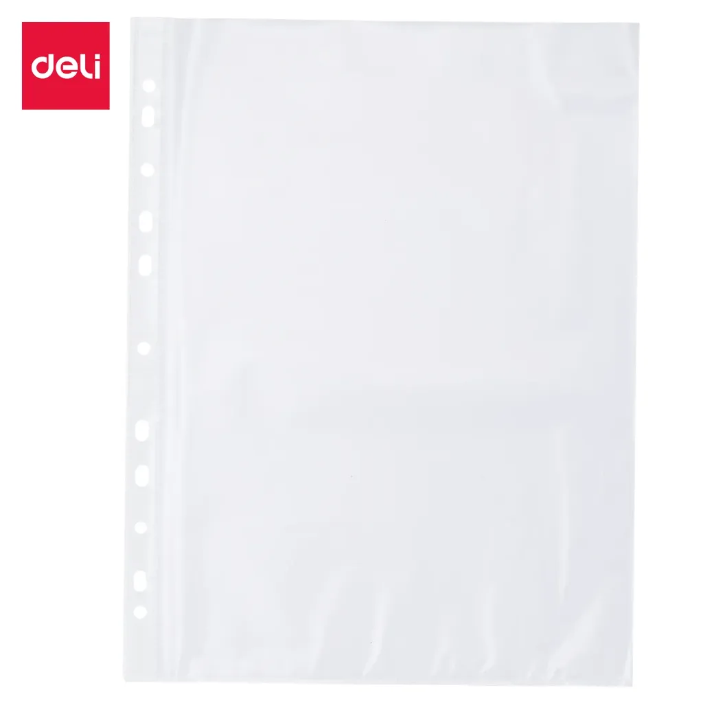 Deli - 5712 Sheet Protector (A4_Size) 0.035mm (1CTN*4Box*10Pkt)