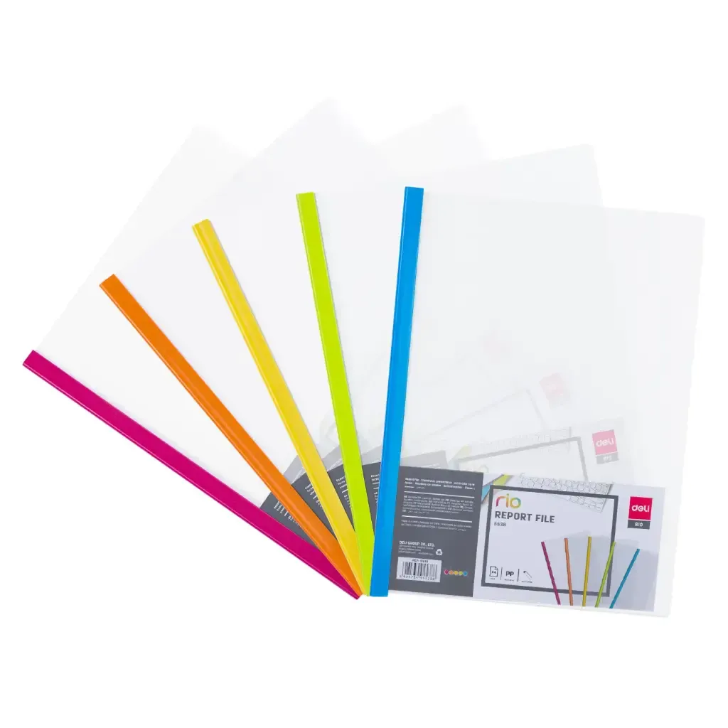 Deli - 5539 Stick File A4 (45sheets) (1CTN*6Box*20Pkt*5's)