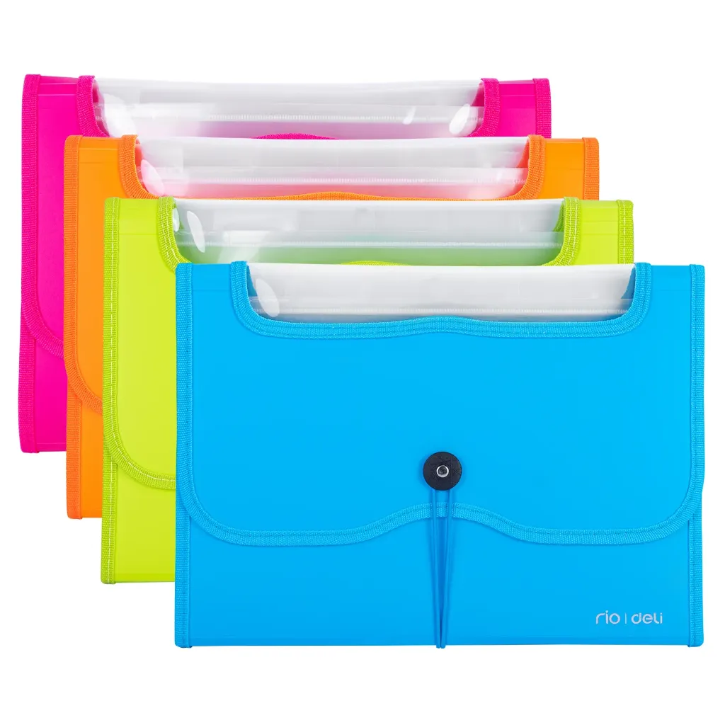 Deli - 38127 Expanding File A4 (1CTN*4Box*12's)