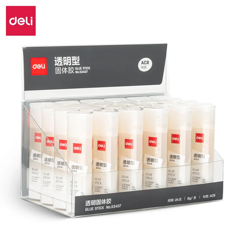 Deli - 53408 Acr Glue Stick (1Ctn*3Box*4box*24Pcs)