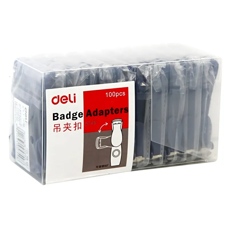 Deli - 5749 Name Badge Clip (1CTN*20Box*10Pkt*10's)