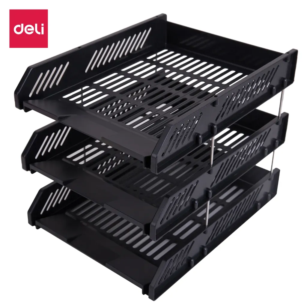 Deli - E9209-BK Magazine Container (1CTN*2Box*6's)