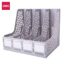 Deli - E9846 Magazine Container (1CTN*3Box*12's)-GY