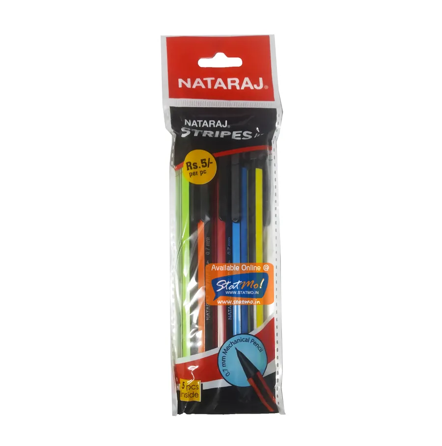 NATARAJ Stripes Mechanical Lead 0.7 2B (1 box x 10 pcs)