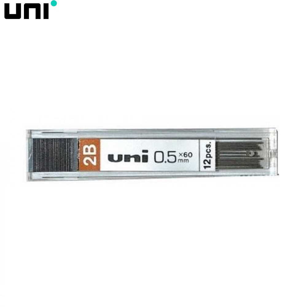 UNI Pencil Leads 12'S(0.5) 2B