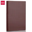 Deli - 3198 Leather Cover Notebook (1CTN*4Box*20's)