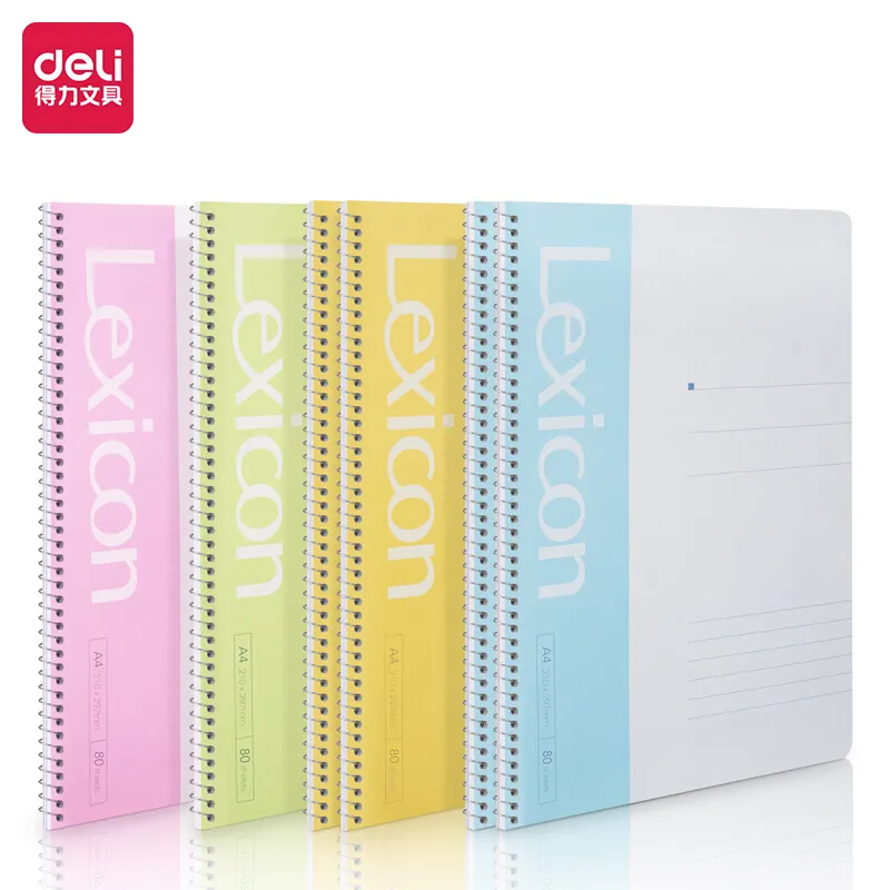 Deli - 7689 Soft Cover Notebook (1CTN*10Pkt*6's)