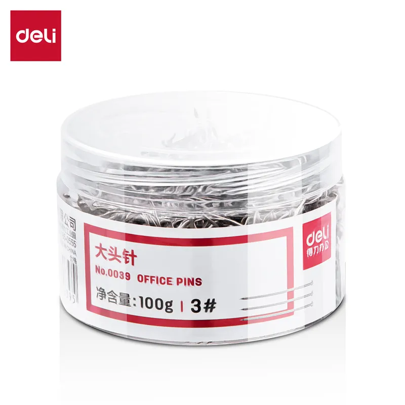 Deli - 0039 Office Pin (1CTN*4Box*48box)