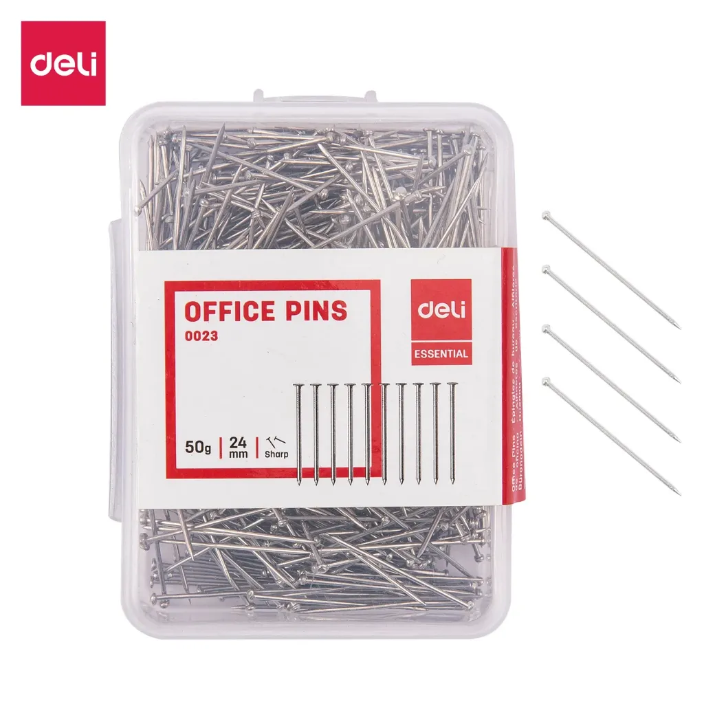 Deli - 0023 Office Pin (1CTN*40Box*10's)