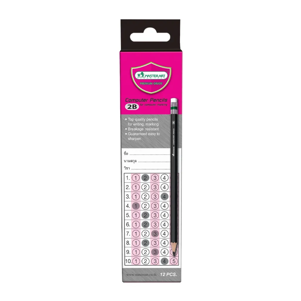 MASTER ART COMPUTER PENCIL-B 2B (1X12)