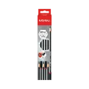 Nataraj Silver Pencil HB (sharpened)