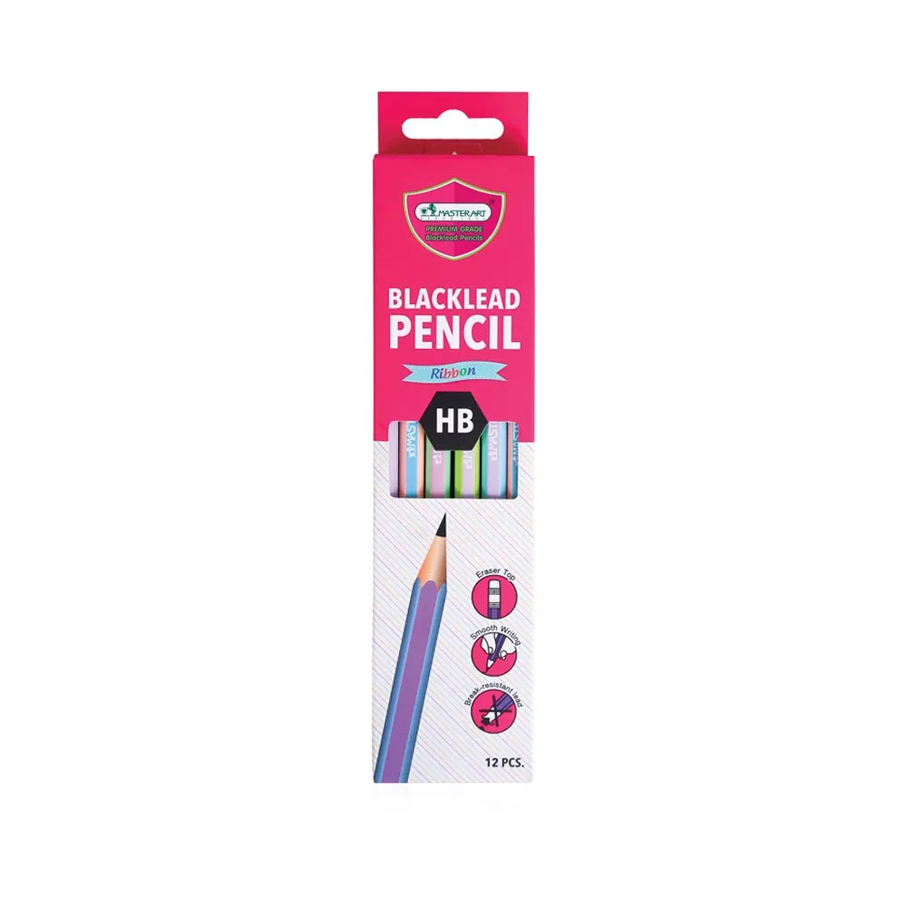 MASTER ART BLACKLEAD PENCIL HB RIBBON (1X12)