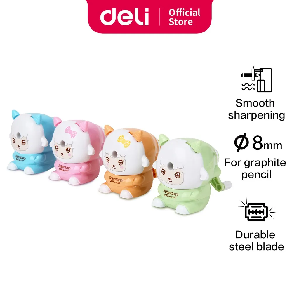 Deli - 0737 Pencil Sharpener (1CTN*12Box*6's)